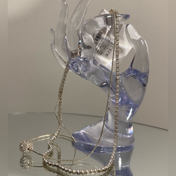 🆕J. Crew Layered Tennis & Pendant Necklace - Picture 4 of 16